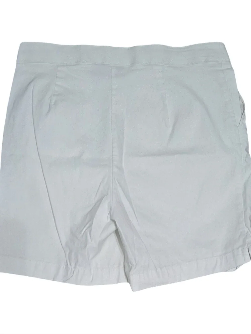 Rafaella White Bermuda Shorts Soft Wide Band Stretch Comfort Outdoors Cozy - Picture 8 of 9